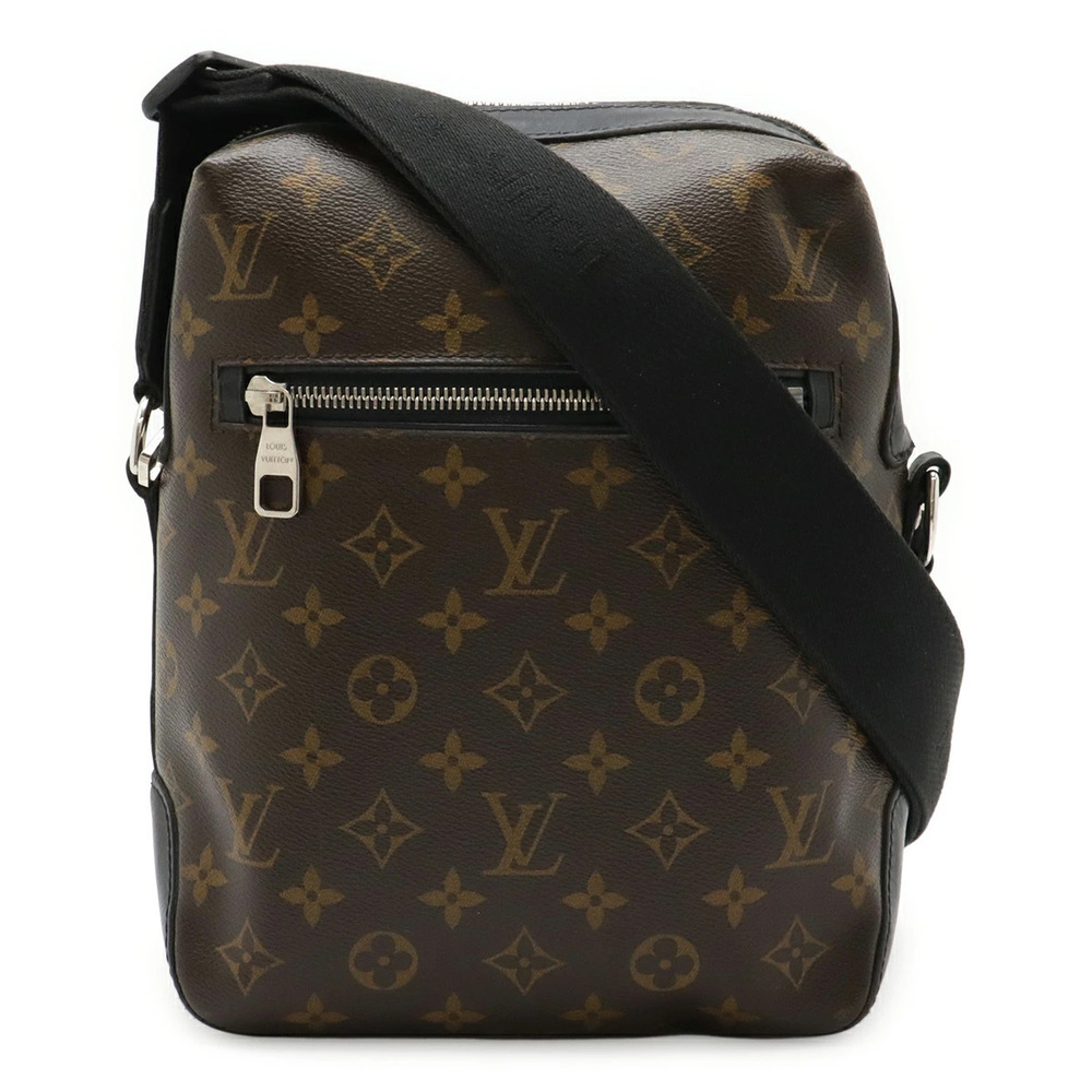 LOUIS VUITTON Monogram Macassar Brown Torres Crossbody Bag Leather